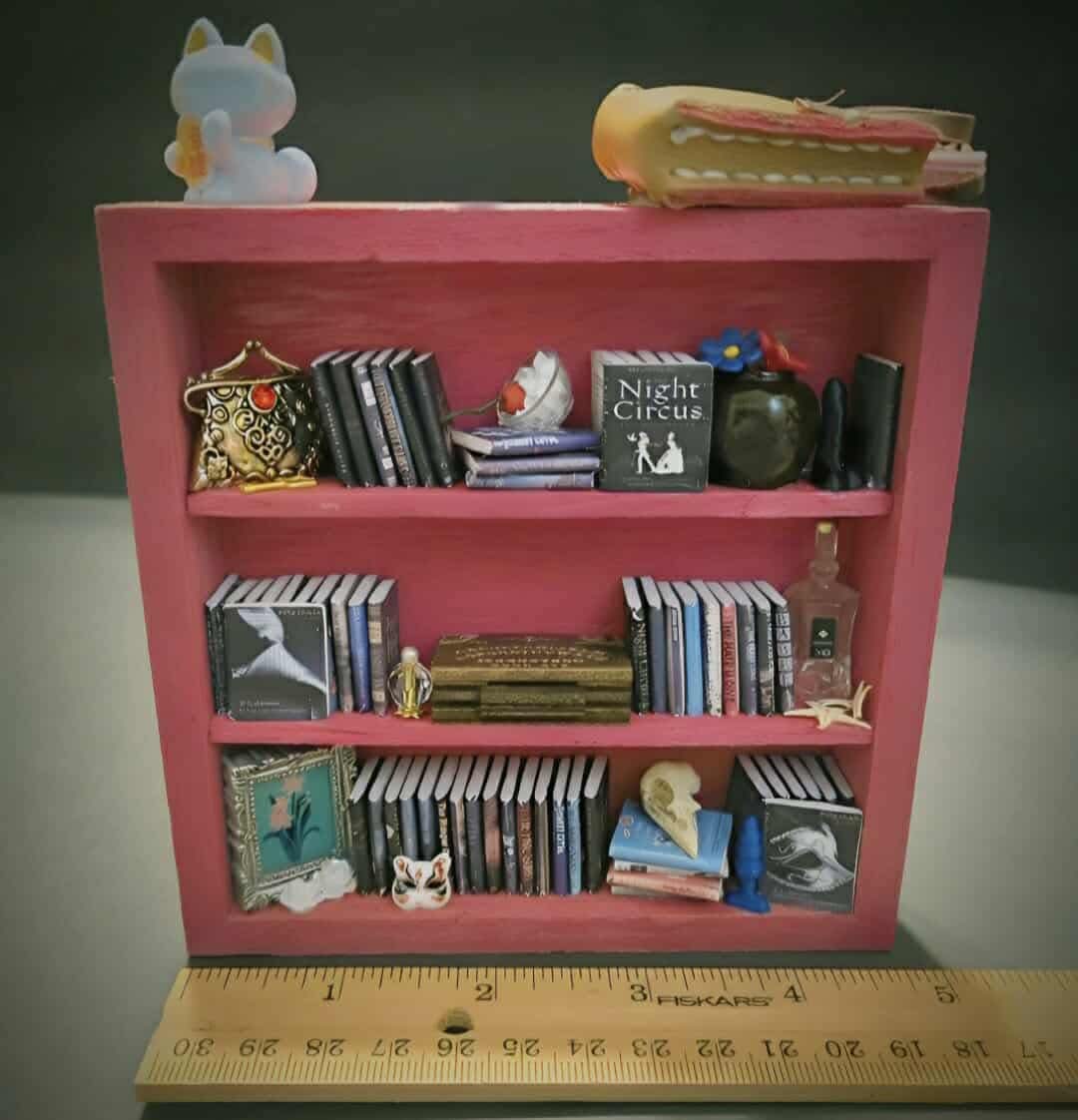 Dark Romance Mini Bookshelf - Pink