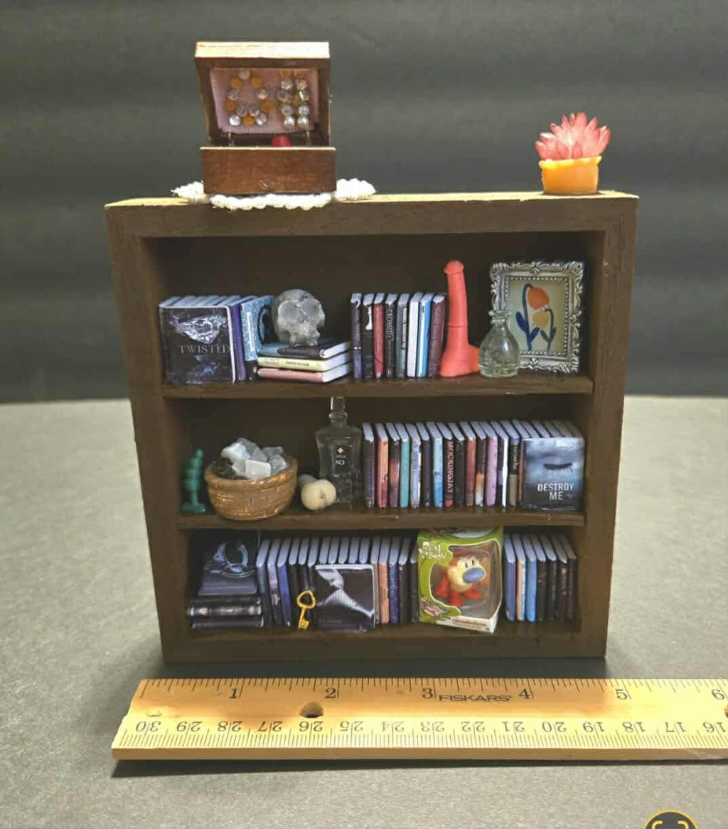 Dark Romance Mini Bookshelf - Brown