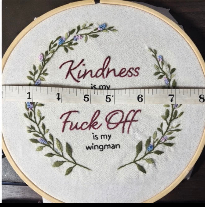 Kindness is free… but so is telling someone exactly where to go.