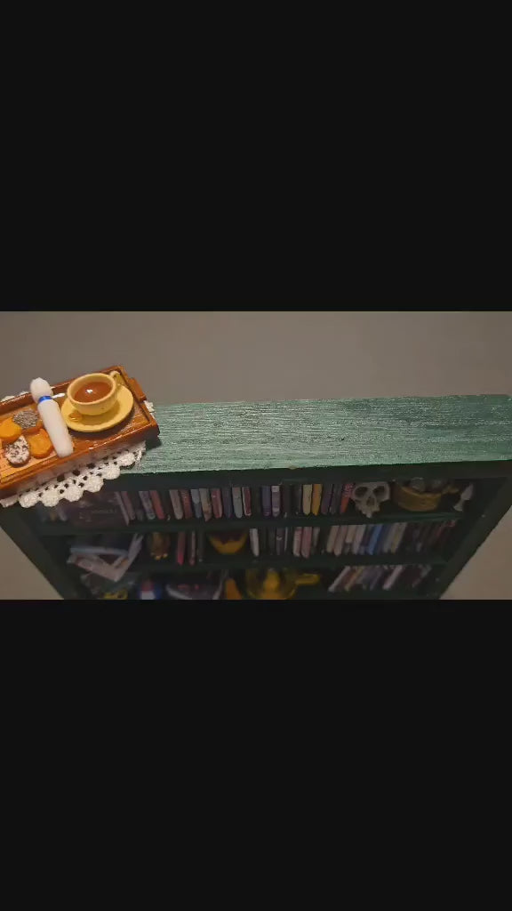 Dark Romance Mini Bookshelf - green