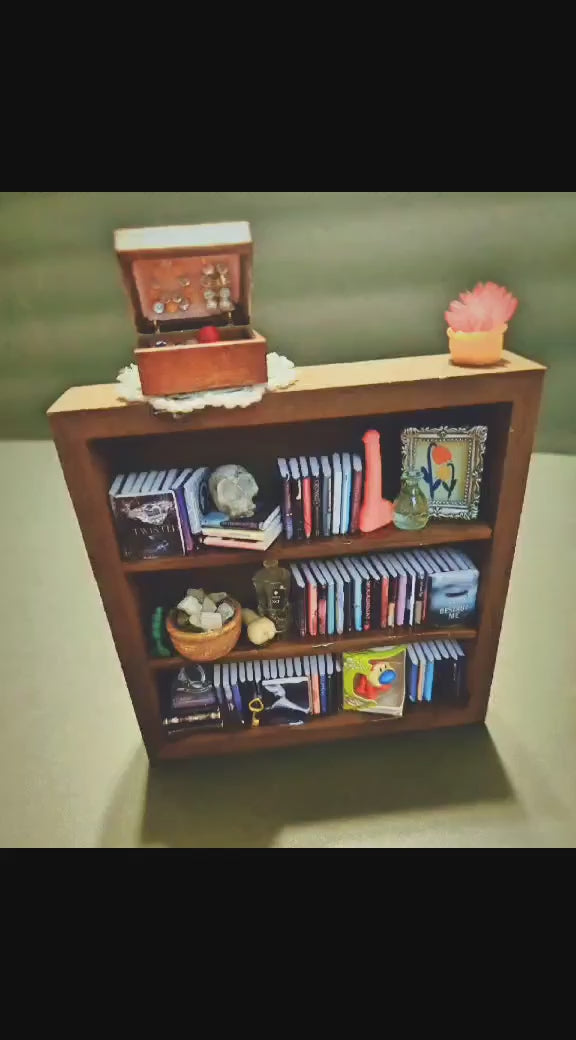 Dark Romance Mini Bookshelf - Brown